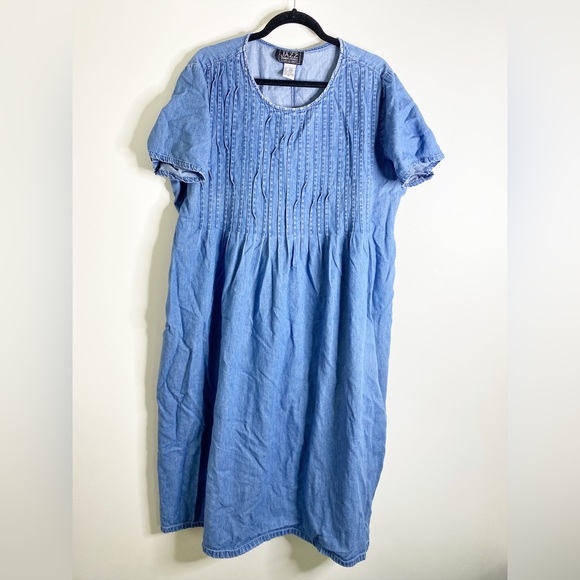 Vintage Dresses & Skirts - Vintage More Jazz Denim Dress